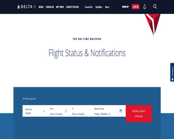 Flight Status & Notifications Image